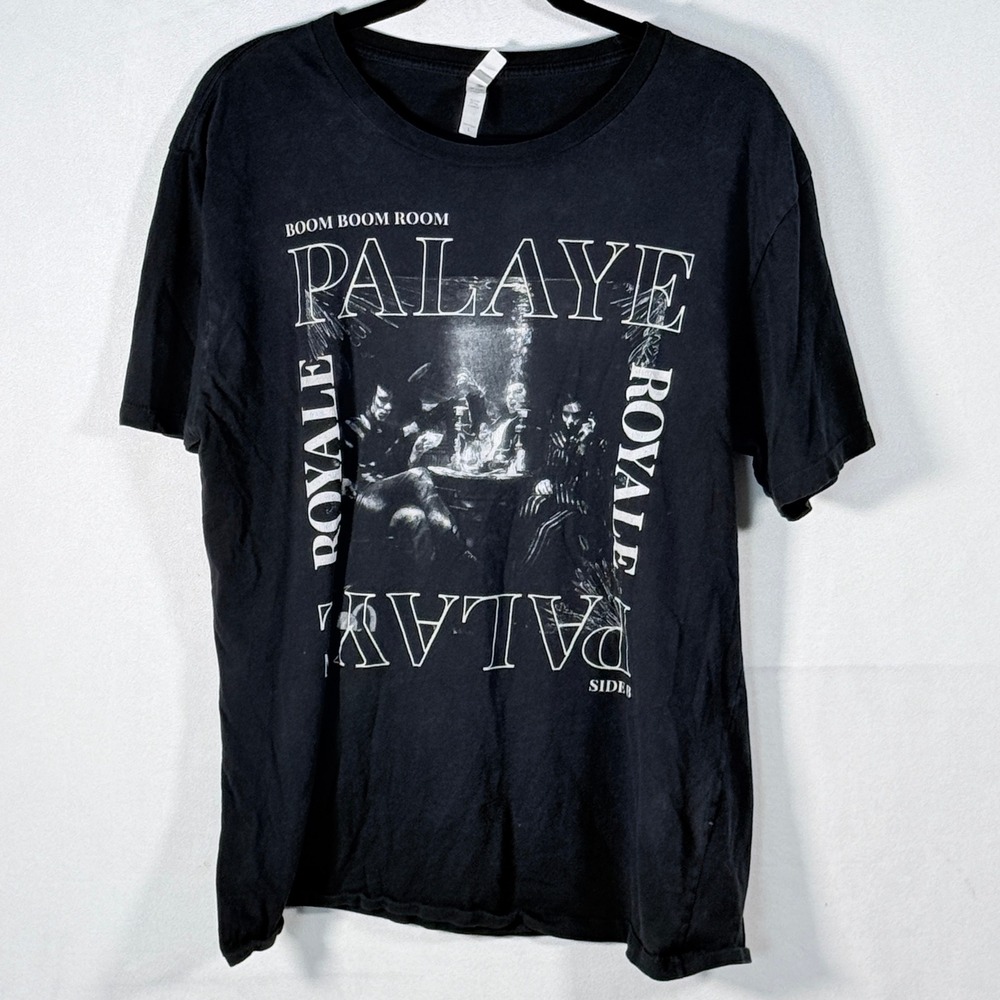 Palaye Royale Boom Boom Room Graphic T Shirt Black Size Large Y2k art rock‎
